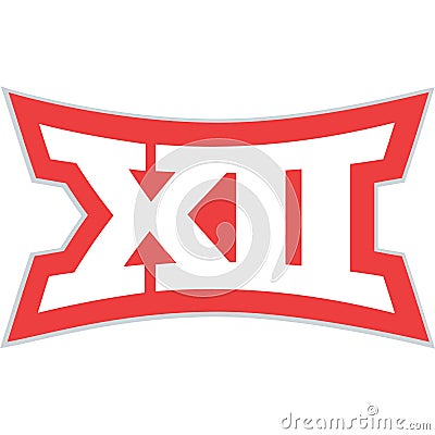 Big 12 conference sports logo Editorial Stock Photo
