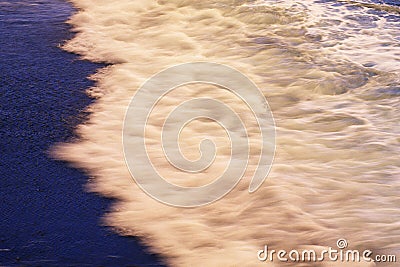 Big crashing wave perfect wave Stock Photo