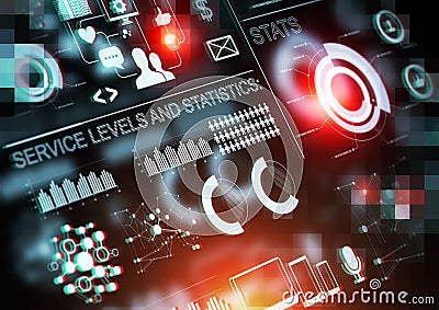 Big Data Background Stock Photo