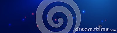 Big data center. Abstract blue digital dynamic circles background. Science technology. Vector illustration Vector Illustration