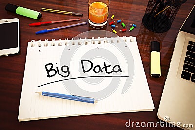 Big Data Cartoon Illustration