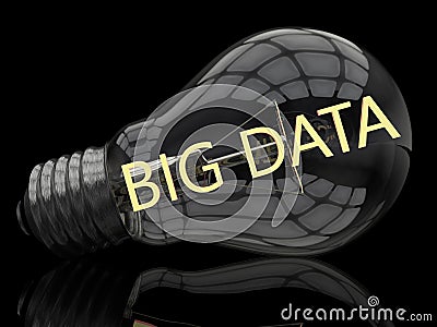 Big Data Cartoon Illustration