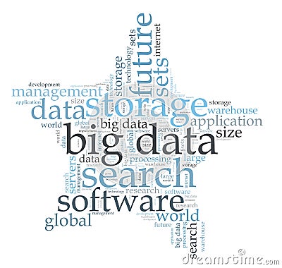 Big data search Stock Photo