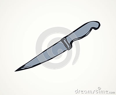 Knife. Vector drawing Vector Illustration