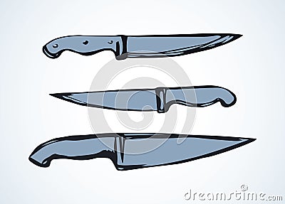 Knife. Vector drawing Vector Illustration