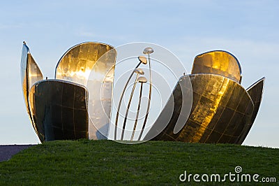 The big flower of Buenos Aires Editorial Stock Photo