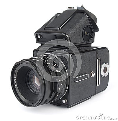 Medium format camera iso Stock Photo