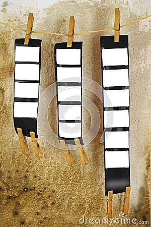 Medium format film strips, Stock Photo