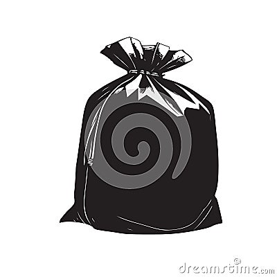 Big full bag Vector Illustration