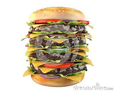 Hamburger Stock Photo