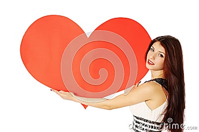 Big heart Stock Photo