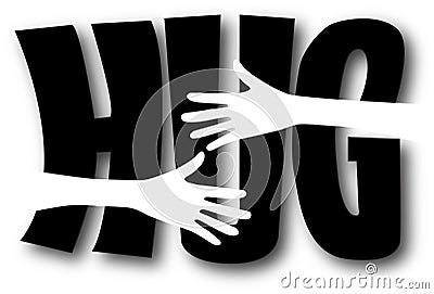 A big hug Stock Photo