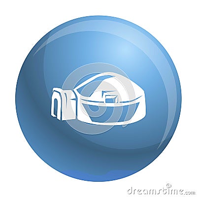 Big igloo icon, simple style Vector Illustration