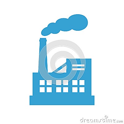 Big industrial factory vector icon Vector Illustration