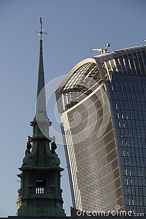 London skyline Editorial Stock Photo