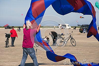 Big kite fight 3 Editorial Stock Photo