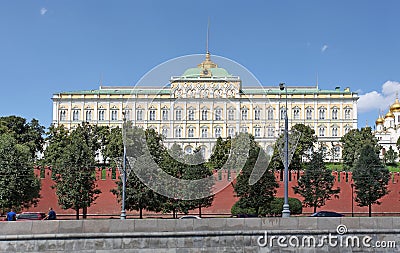 Big Kremlin Palace. Moscow Editorial Stock Photo