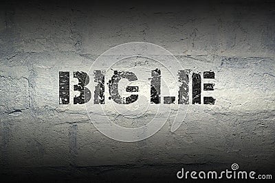 Big lie GR Stock Photo