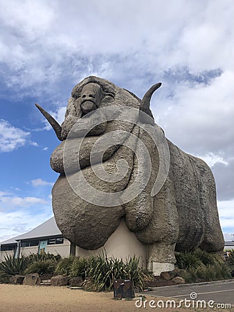 The Big Merino Monument in Goulburn, Australia Stock Photo