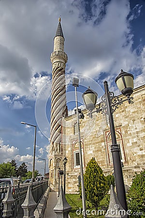 Big minaret Stock Photo