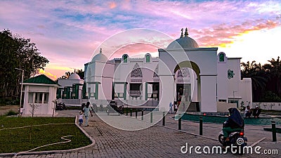 The Big mosque and sky Editorial Stock Photo