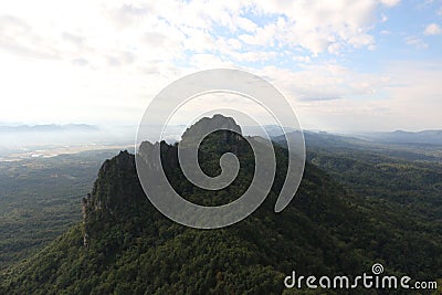 Big mountain at chiangmai Stock Photo