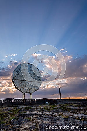 Big Nickel Landmark Stock Photo