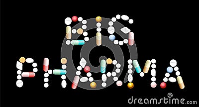 Big Pharma Medicine Pills Cartoon Illustration
