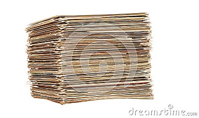 Big pile of old letters and postcards Stock Photo