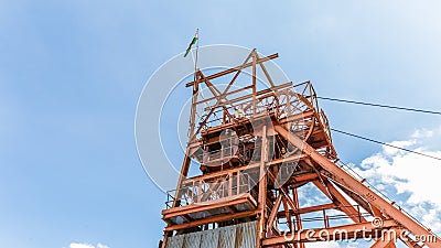 Big Pit Industrial site in Wales, UK Editorial Stock Photo