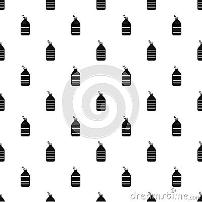 Big plastic bottle pattern, simple style Vector Illustration