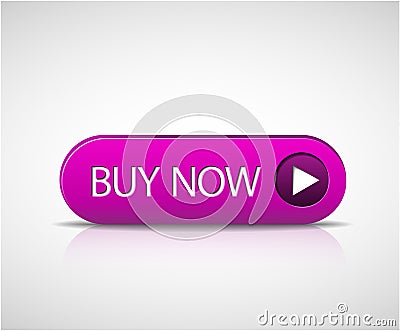 Big purple buy now button Stock Photo