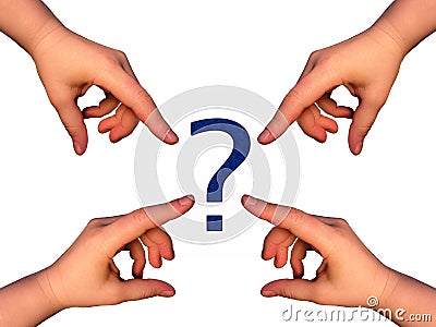 Big question Stock Photo