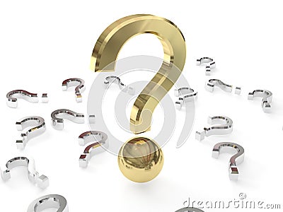 Big Question Stock Photo