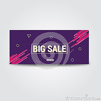 Big Sale Banner Vector Illustration