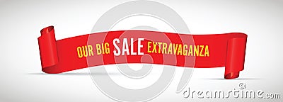 Big sale extravaganza Vector Illustration