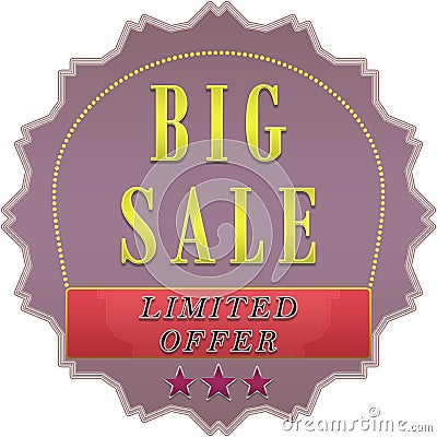 Big sale poster Stock Photo