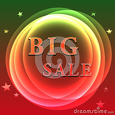 Big sale poster Stock Photo