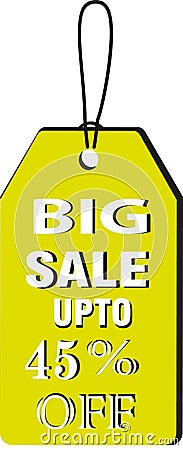 Big sale uptp 45% off lite yellow Collorfull model tag button icon images Stock Photo