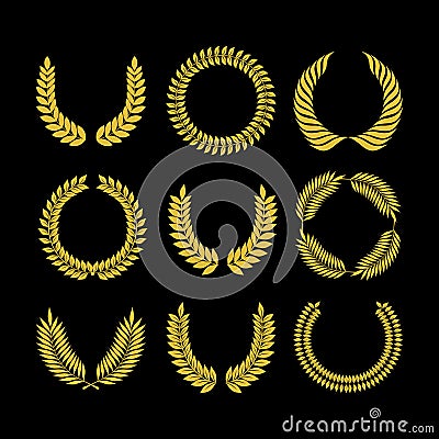 Big set of vector globes, collection of design elements for creating logos.Big set of vector flames, collection of design elements Vector Illustration