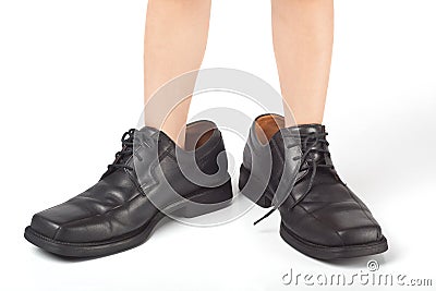 Big Shoes To Fill Stock Photo - Image: 47266077