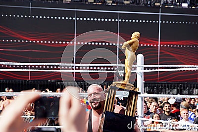 Big Show Triumphs in the Andre the Giant Memorial Battle Royal at Wrestlemania 31 Editorial Stock Photo