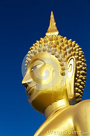 Big Statue Buddha Stock Photo