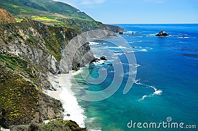 Big Sur Coast Stock Photo