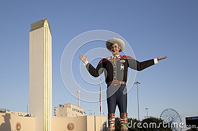 Big Tex at State Fair of Texas Editorial Stock Photo