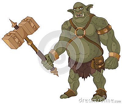 Big Troll Vector Illustration