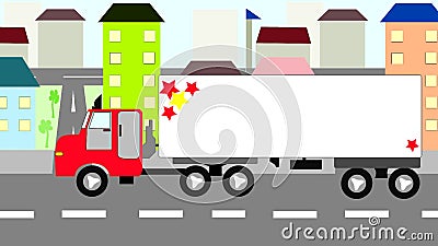 Cartoon Moving Truck Stock Footage & Videos - 125 Stock Videos