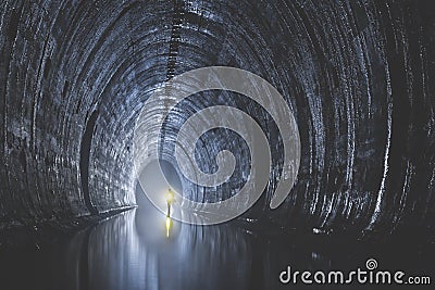 Underground system under city Editorial Stock Photo