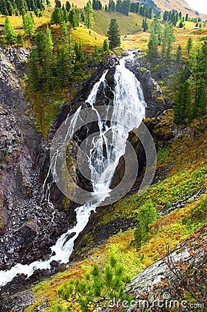 Big waterfall Stock Photo