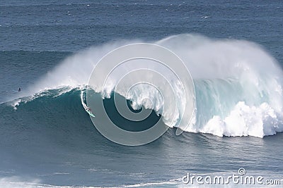 Big Waves @ NazarÃ© 2016 10 24 - Alex Botelho Editorial Stock Photo